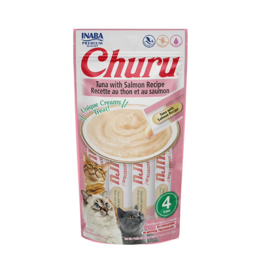 Churu atún y salmón, 4 tubos 14g cu