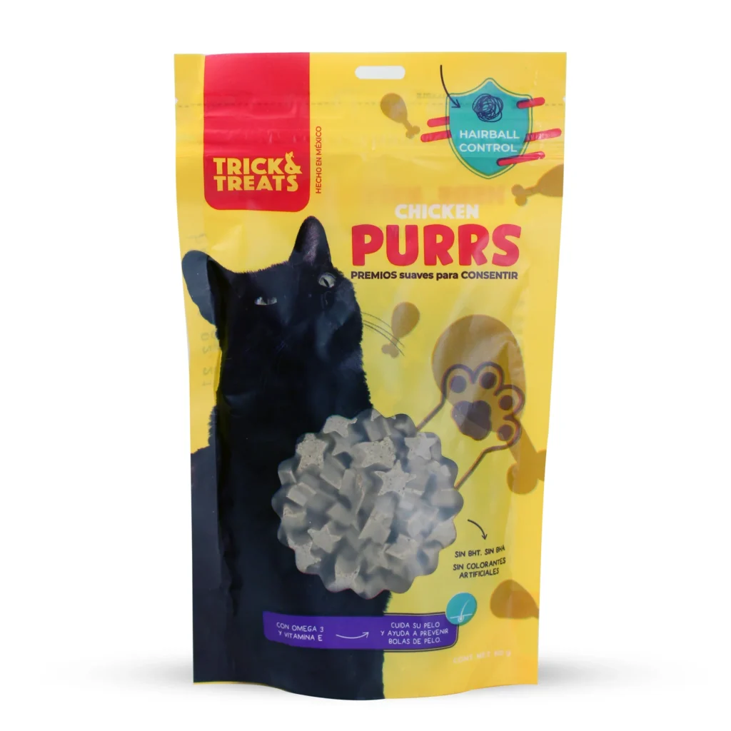 Purrs premios para gato de pollo, 80g